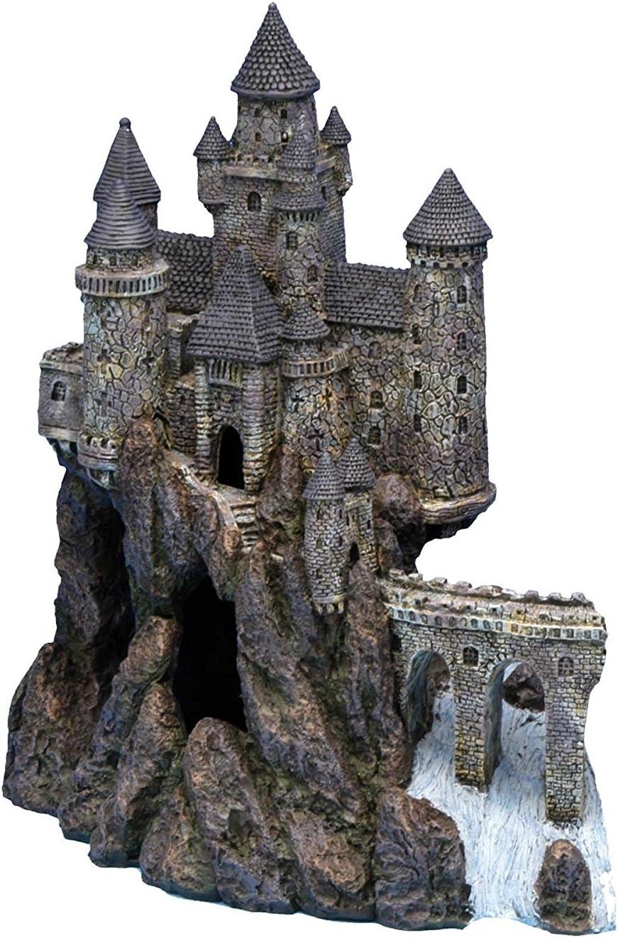 Penn Plax Age-of-magic Extra Large Wizard’s Castle Part A Aquarium Decoration