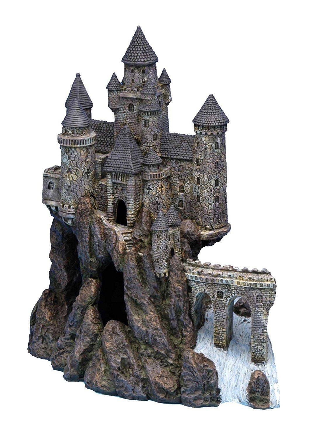 Penn Plax Age-of-magic Extra Large Wizard’s Castle Part A Aquarium Decoration