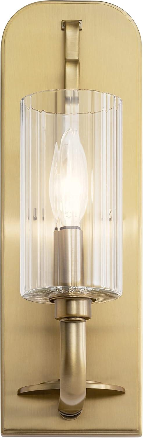 Kichler Lighting Kimrose 1 - Light Sconce in  Brushed Natural Brass