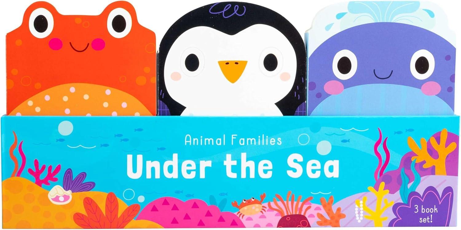 Animal Families: Under the Sea - (Board Book)