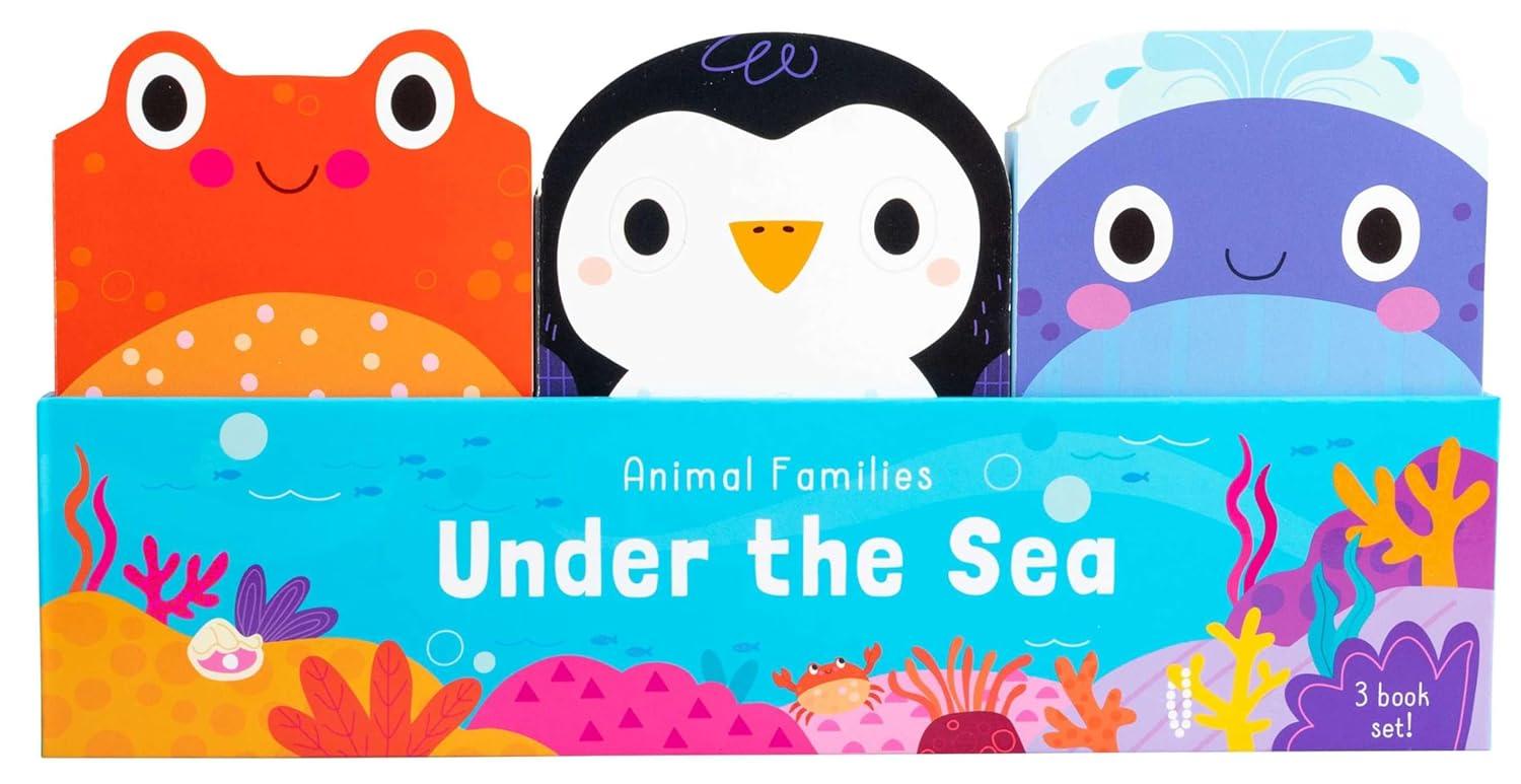 Animal Families: Under the Sea - (Board Book)