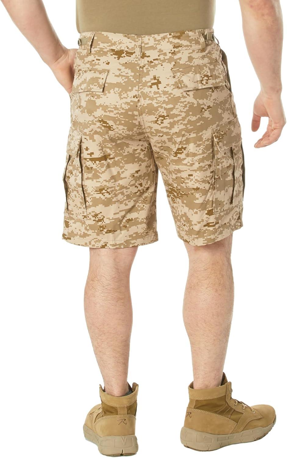 Rothco Digital Camo BDU Shorts,Desert Digital Camo,Large