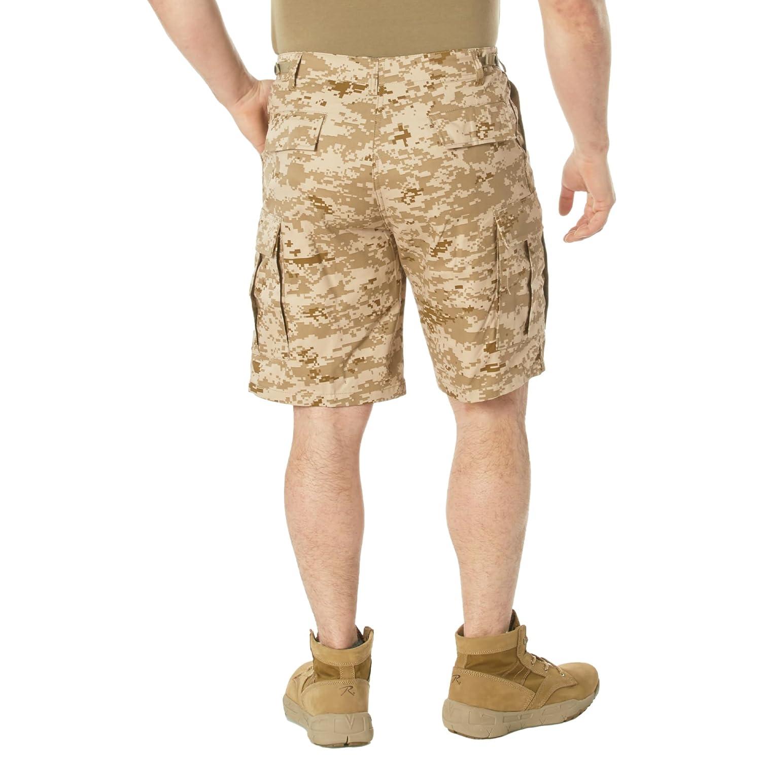 Rothco Digital Camo BDU Shorts,Desert Digital Camo,Large