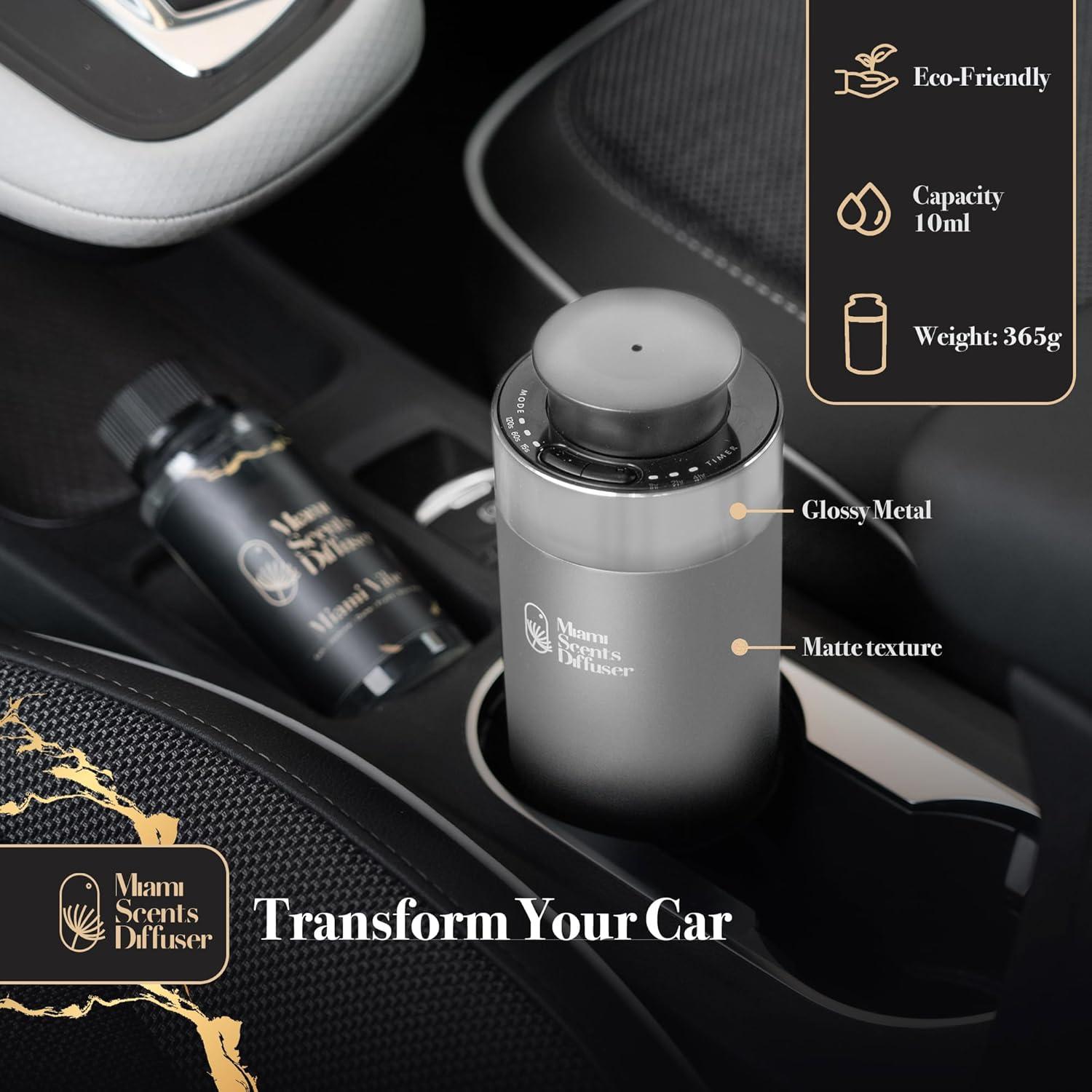 Scent Car Diffuser MSD-350 Gray Santal - My Way 10 ml Included