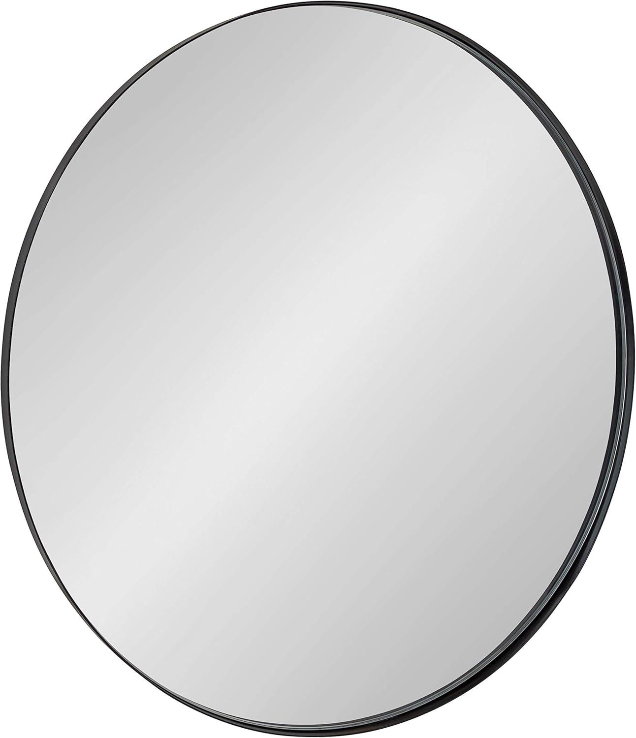 Rollo Round Wall Mirror - Kate & Laurel All Things Decor