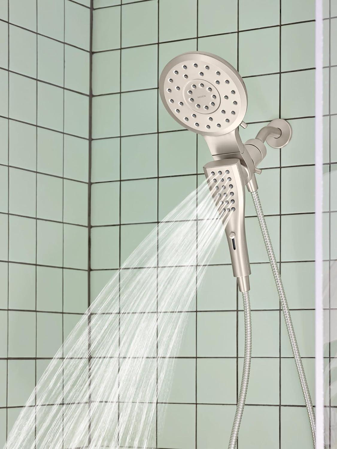 Verso 1.75 GPM Rainshower/Handshower Combination with Infiniti Dial and Magnetix Docking