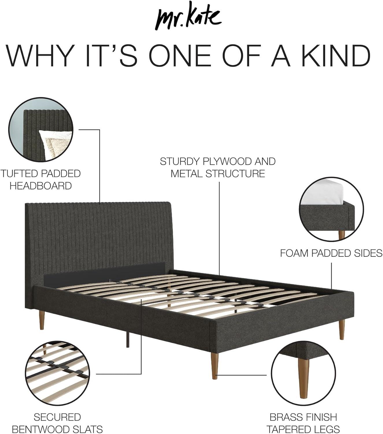 Daphne Upholstered Platform Bed