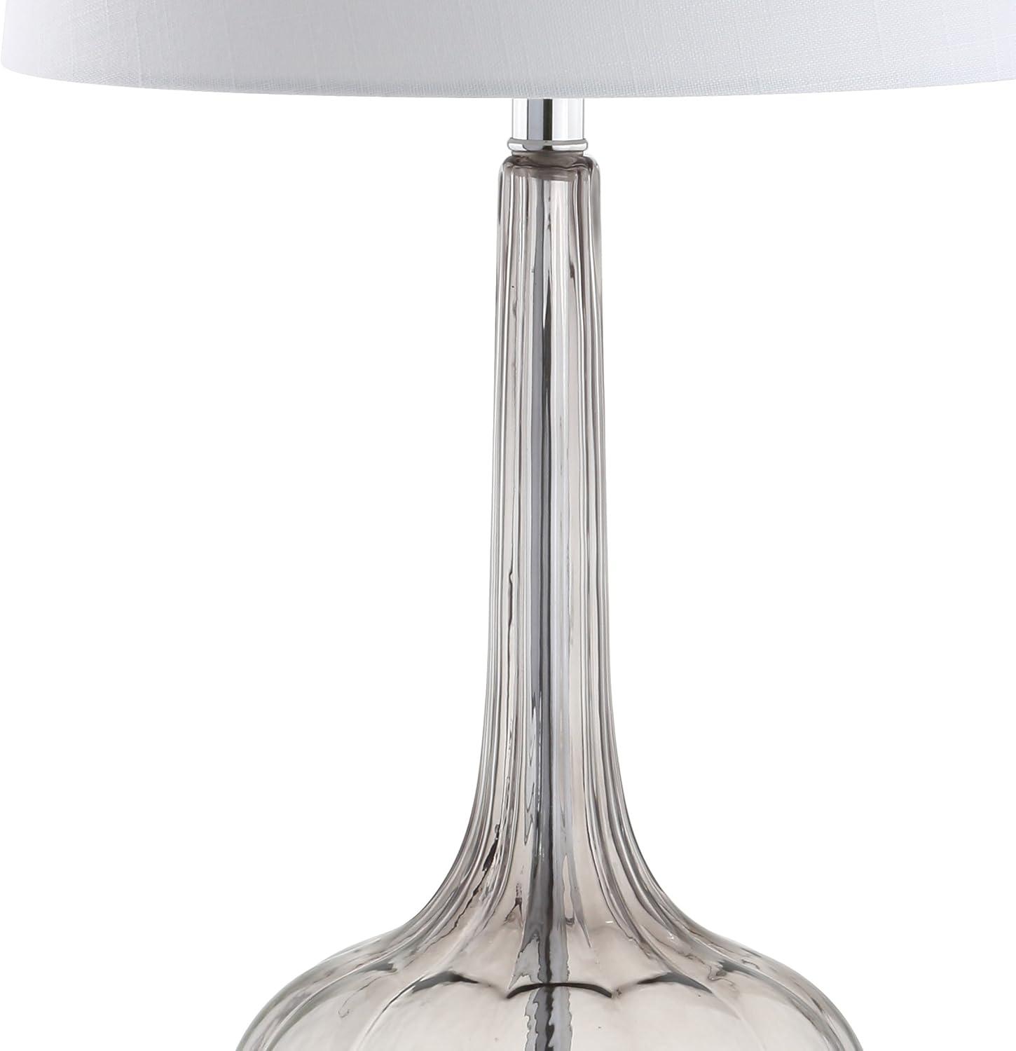 28.5" (Set of 2) Bette Glass Teardrop Table Lamp (Includes LED Light Bulb) - JONATHAN Y