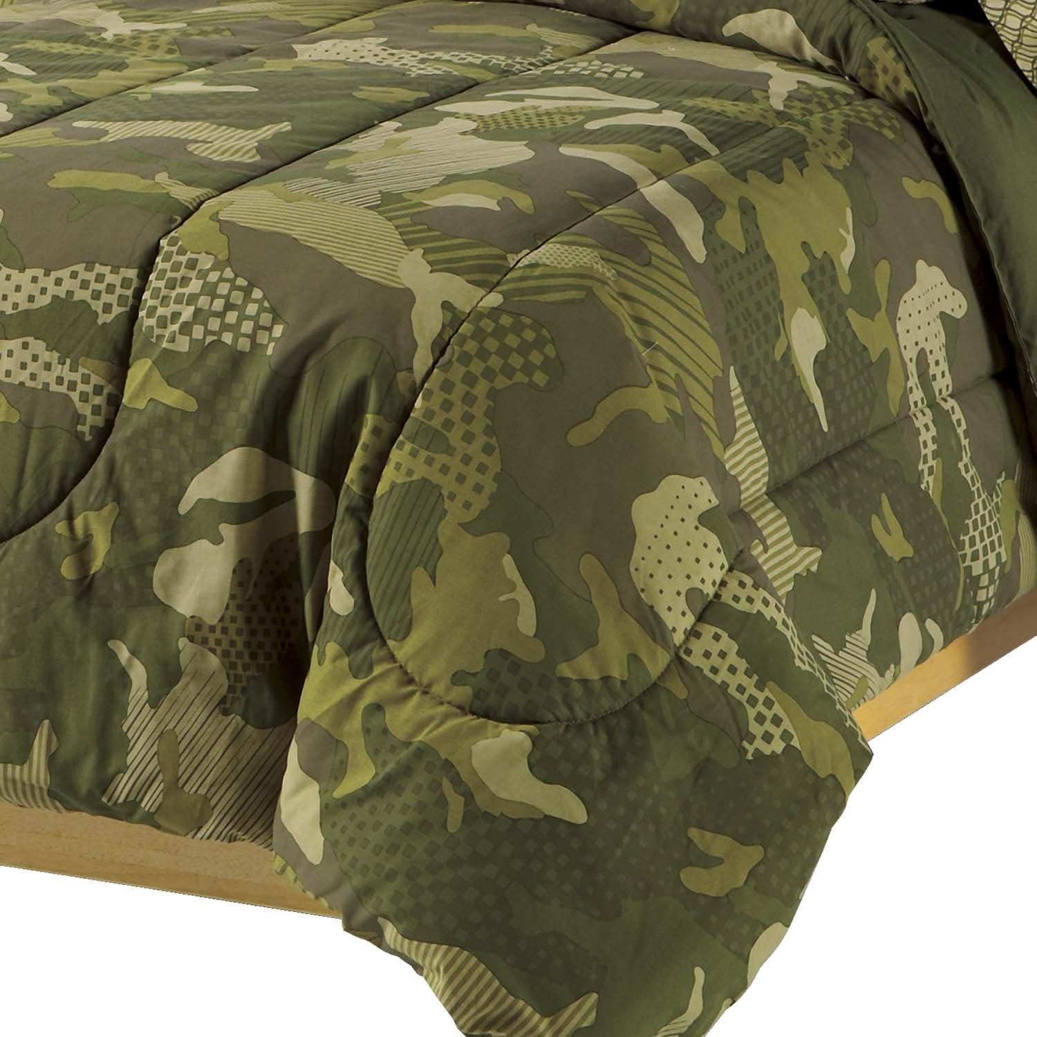 Dream Factory Geo Camo Comforter Set