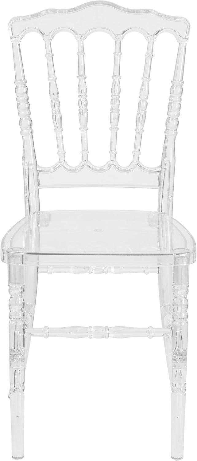 Wintour Crystal Ice Napoleon Stacking Chair - Event Seating - Hospitality Seating