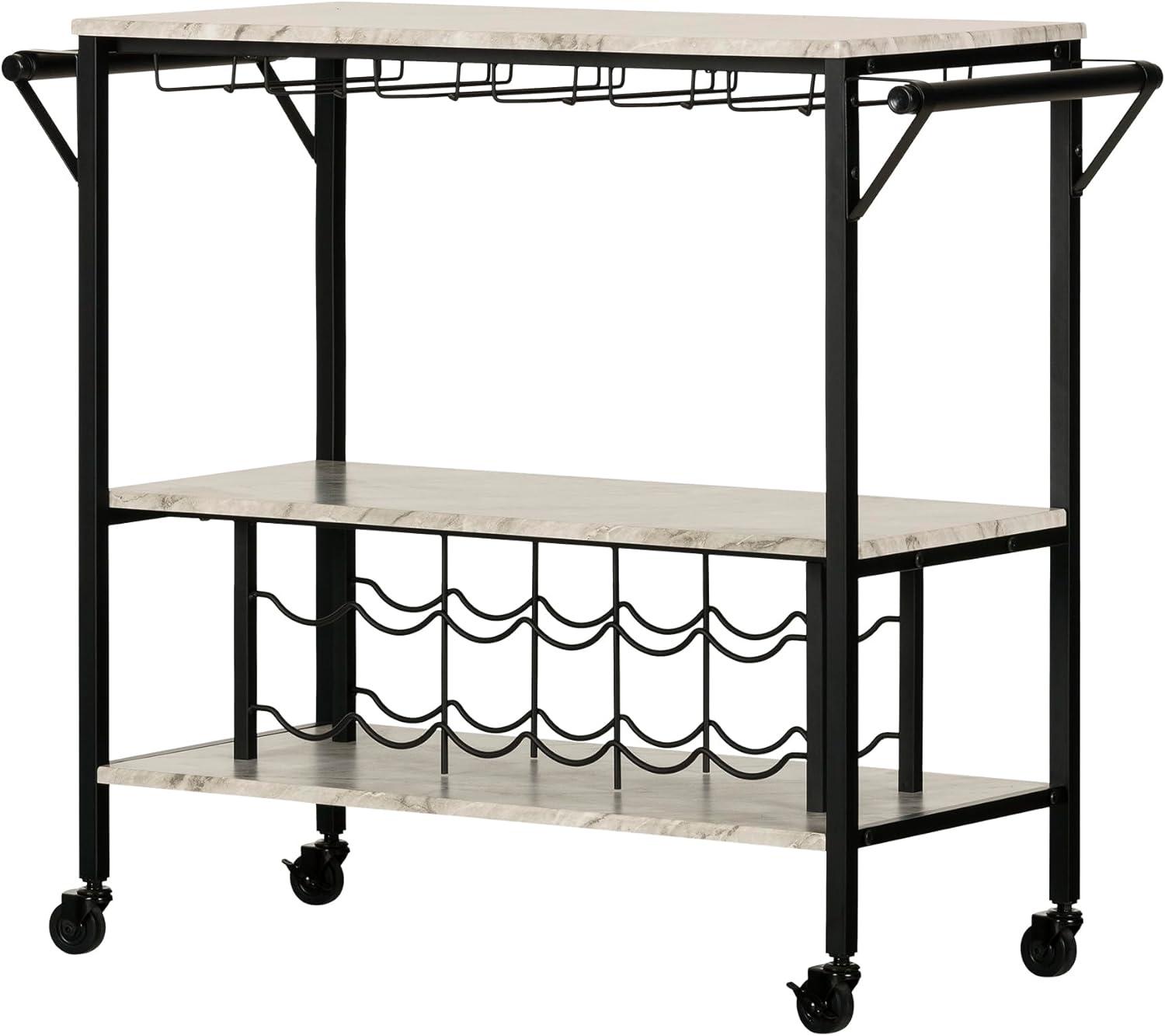 Maliza Metal Bar Cart