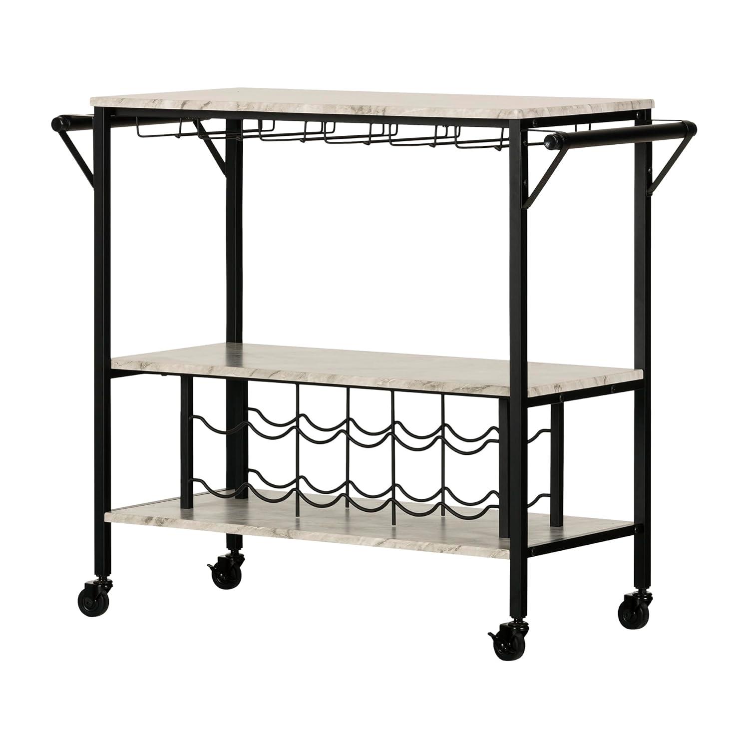 Maliza Metal Bar Cart
