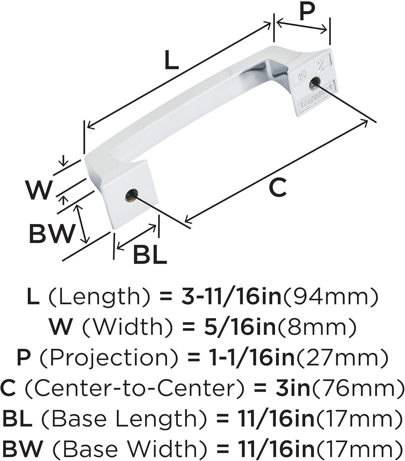 Mulholland 3" Center to Center Bar Pull