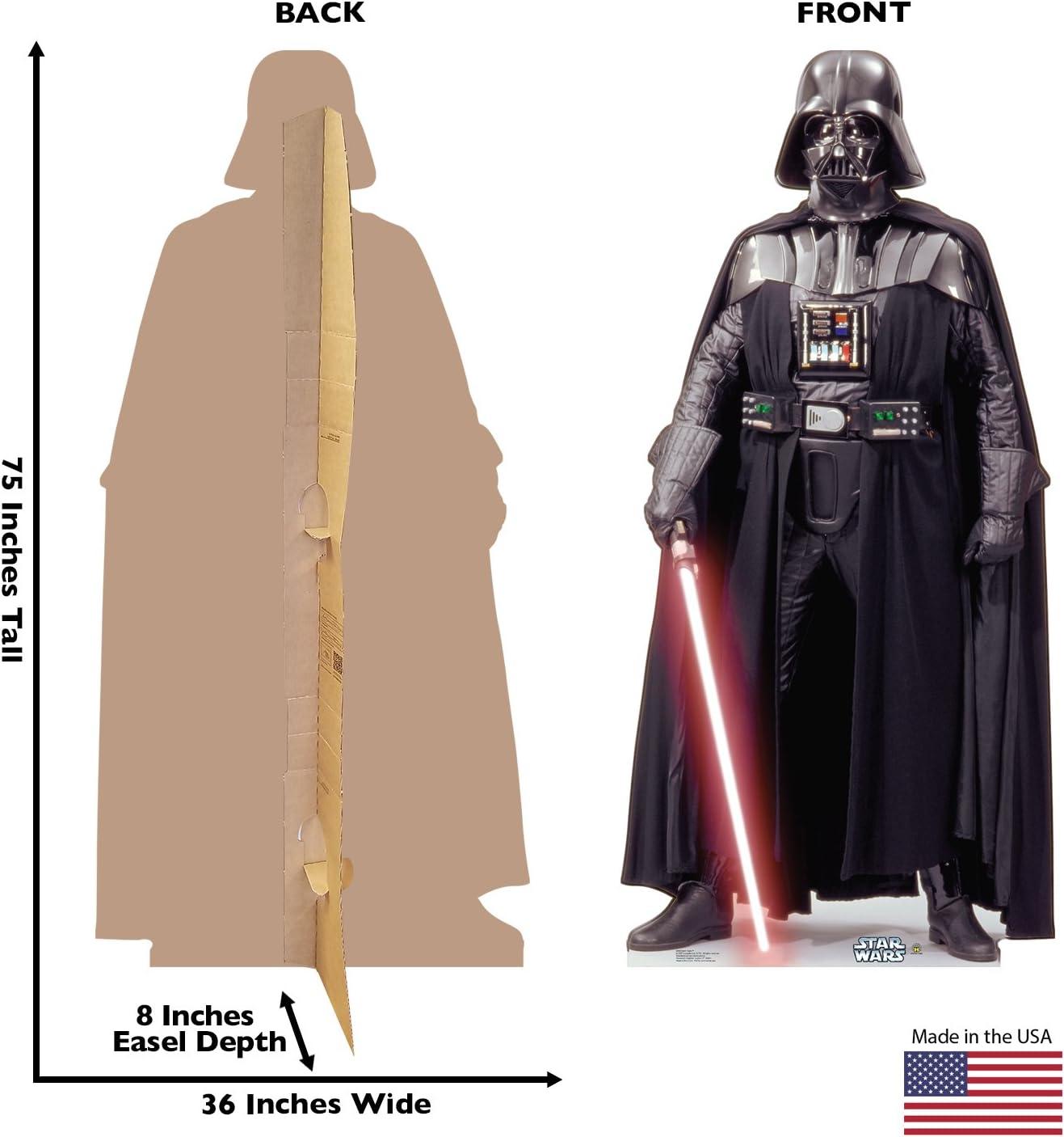 Darth Vader Life-Size Black Cardboard Stand-Up