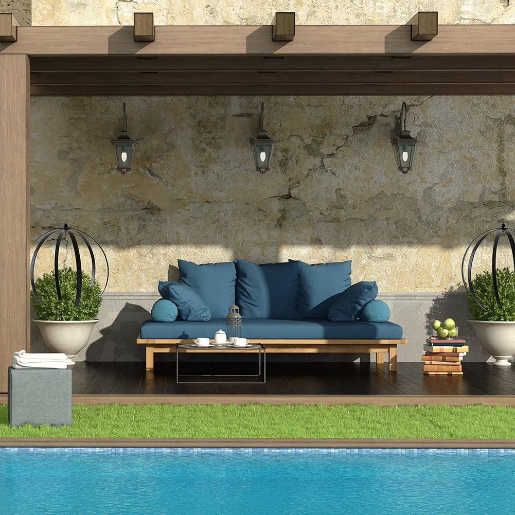 DÉCOR WOW Garden Orb Ornament, Large Obelisk Trellis, 27"H x 23" W, Metal, Black