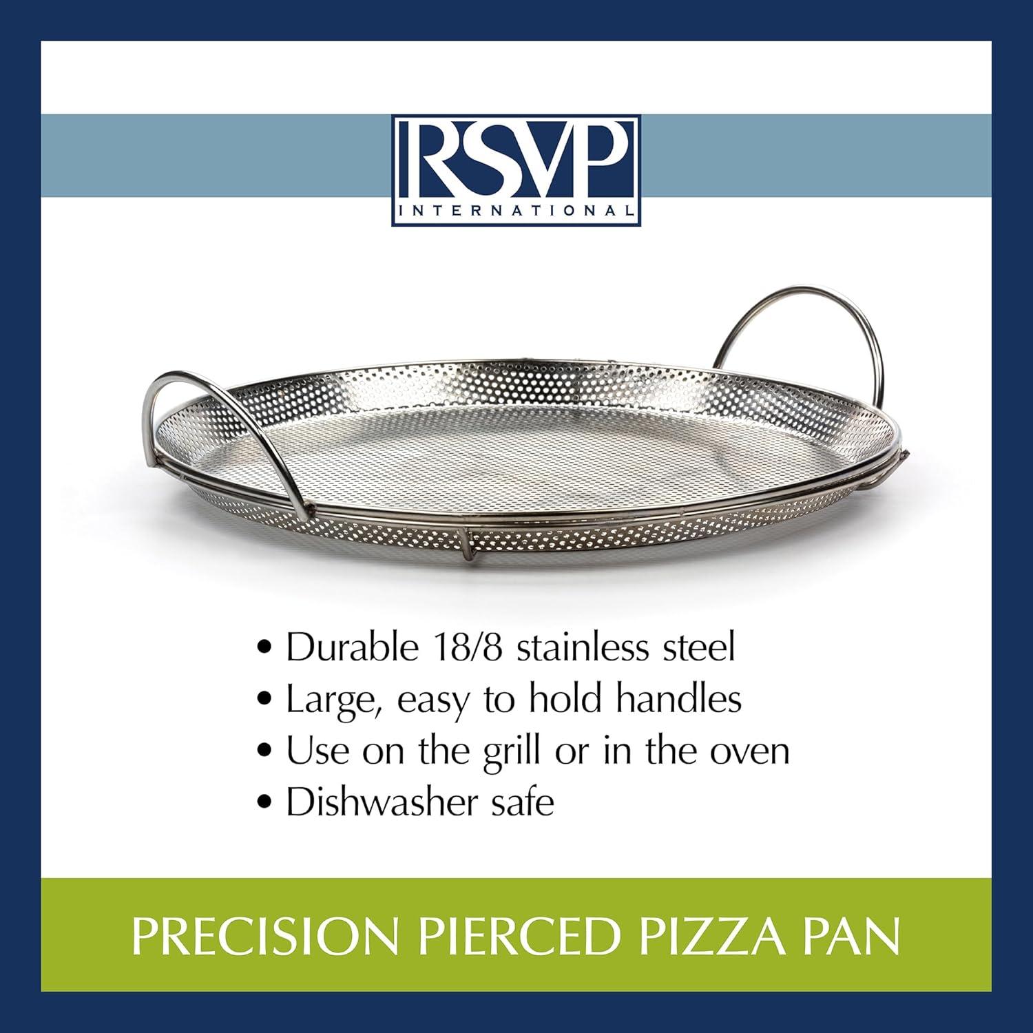 RSVP International RSVP International Stainless Steel 11.75'' Pizza Stone