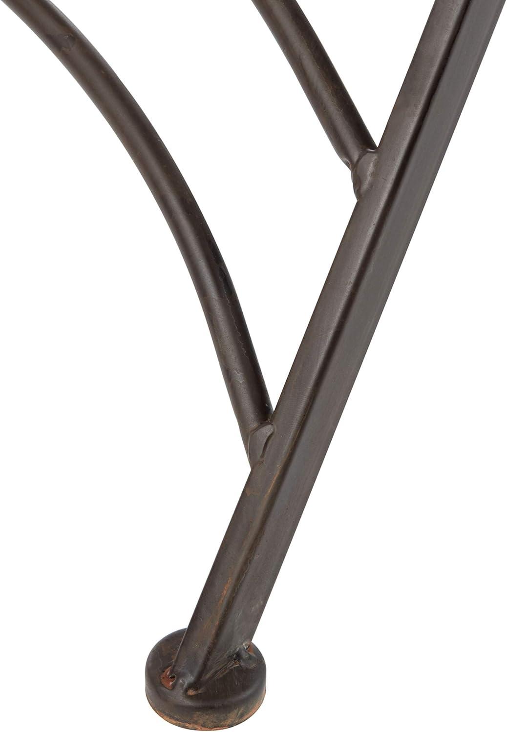 Belen Bistro Set, One Table And Two Chairs - Outdoor - PAT5020 - Unearthed Rust - Safavieh