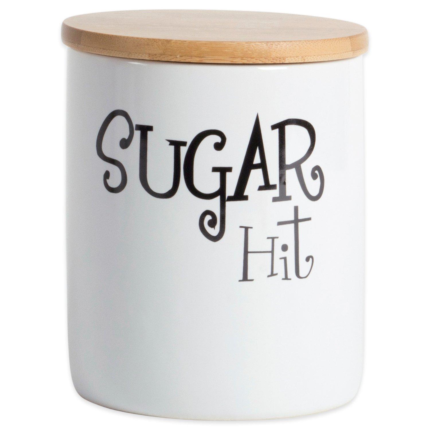 Everly Quinn 3 Pcs Ceramic Canisters Set for Sugar Coffee Tea, Luxurious Storage Containers Sets with Lids (Set of 3)