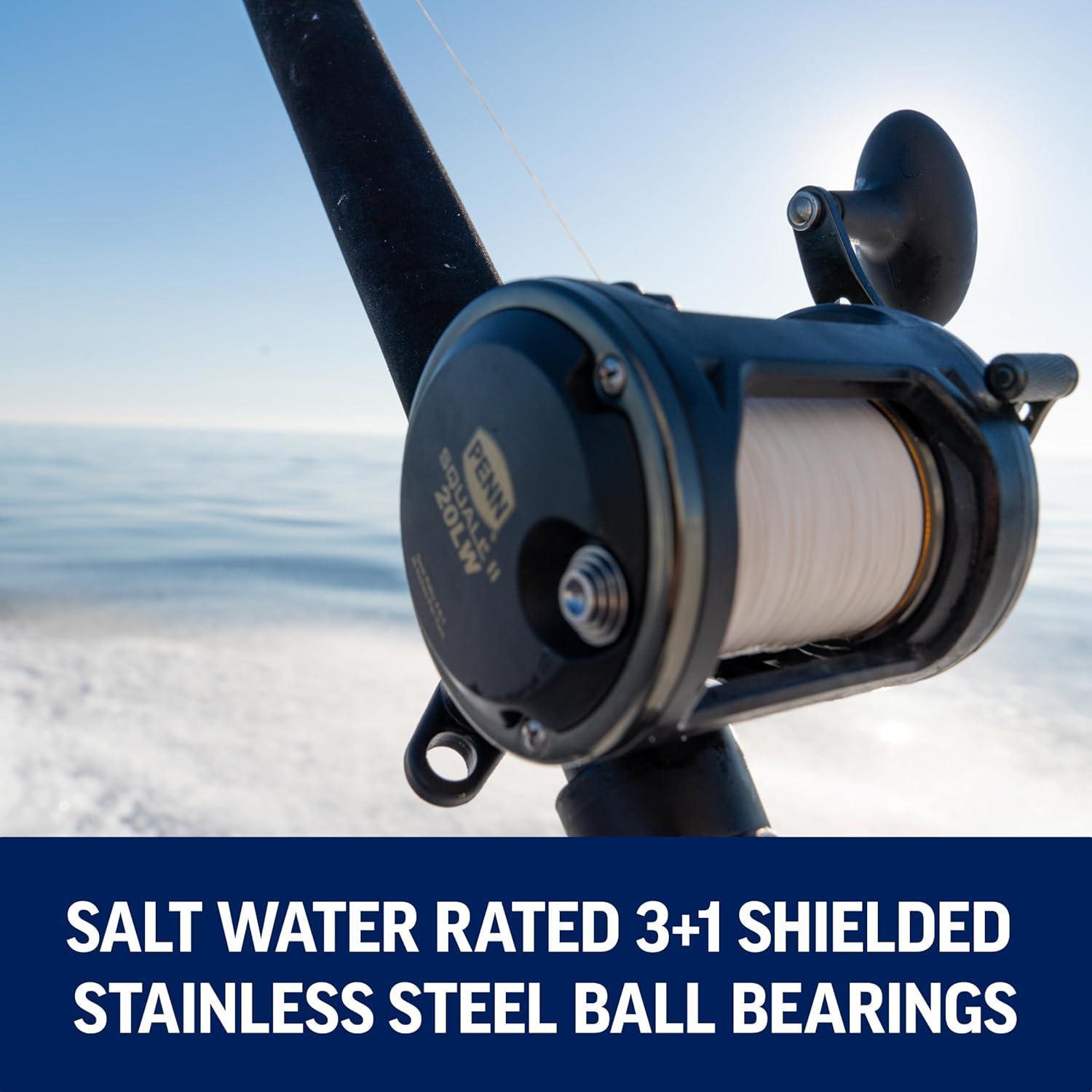PENN Squall® II Level Wind Combo, 6' Medium Fishing Rod, 20 Size Reel