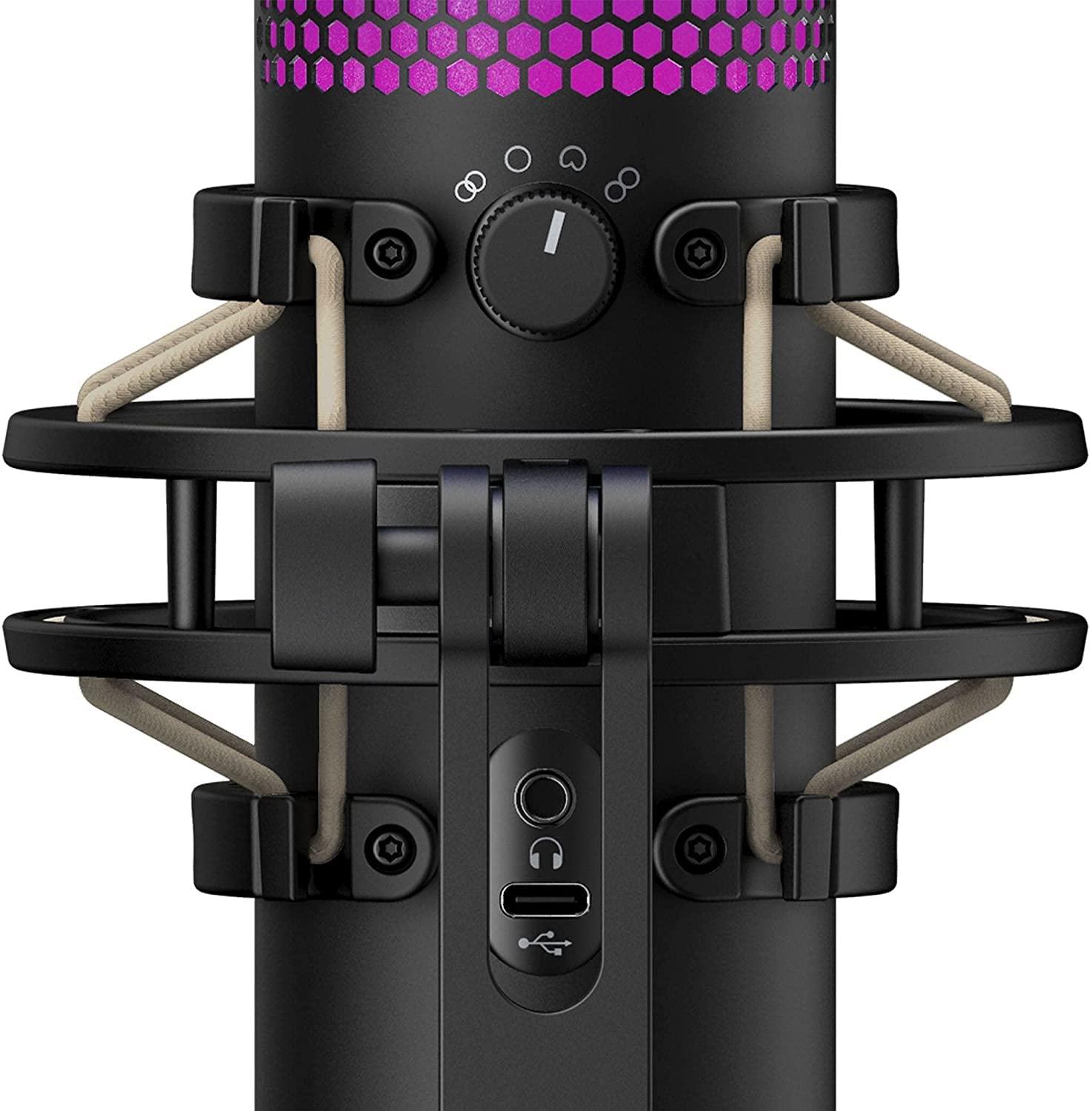 HyperX QuadCast S RGB USB Condenser Microphone - Black