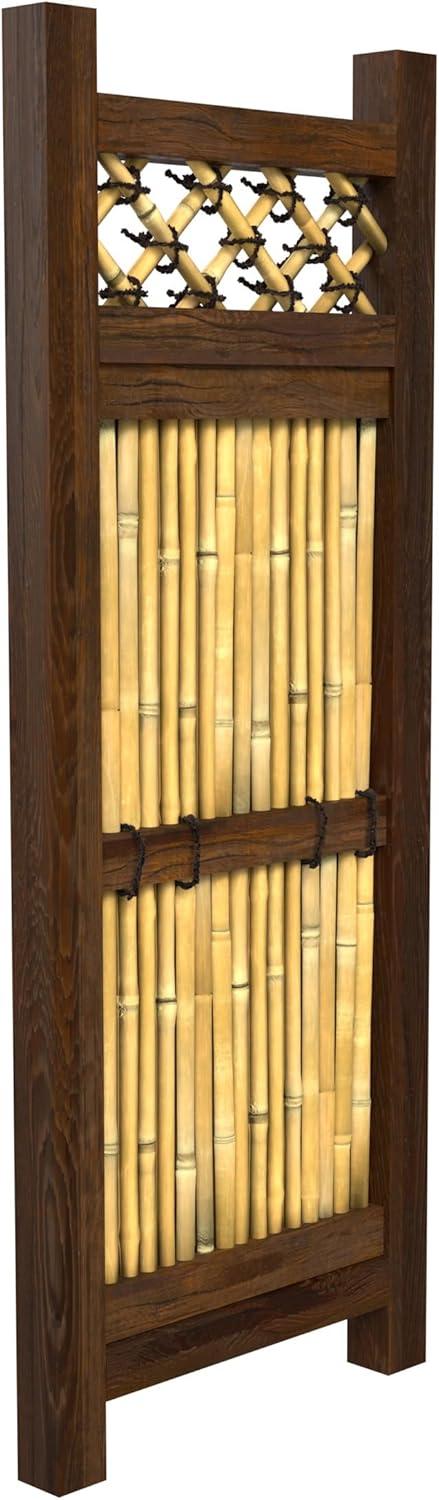 Bayou Breeze North Reading Brown Bamboo Fencing with 1 Panel(s) Included