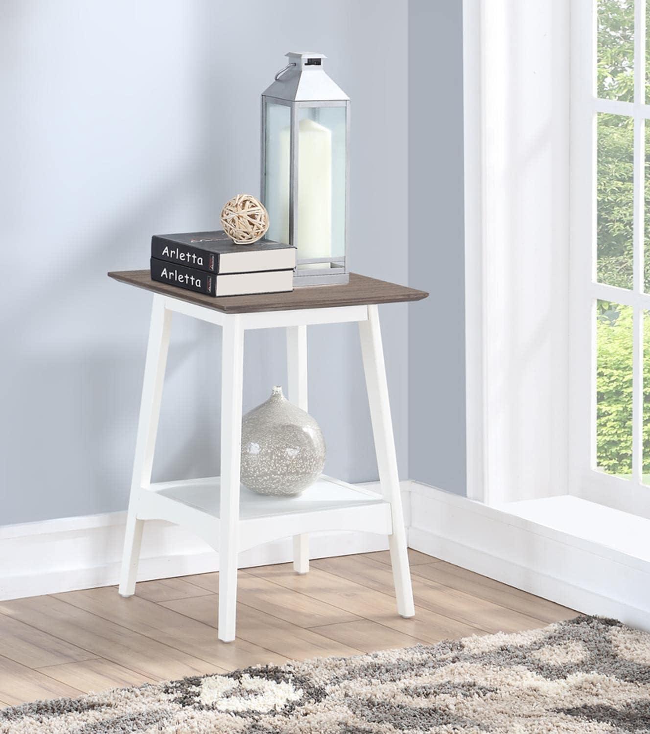 Convenience Concepts Alpine Coffee Table with Shelf, Black