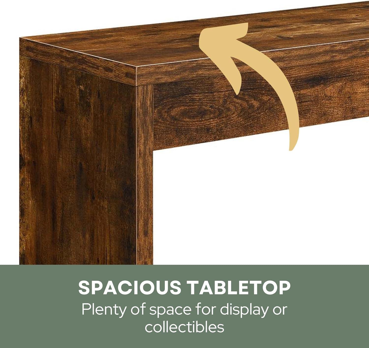 Convenience Concepts Northfield Hall Console Table/Desk, Barnwood