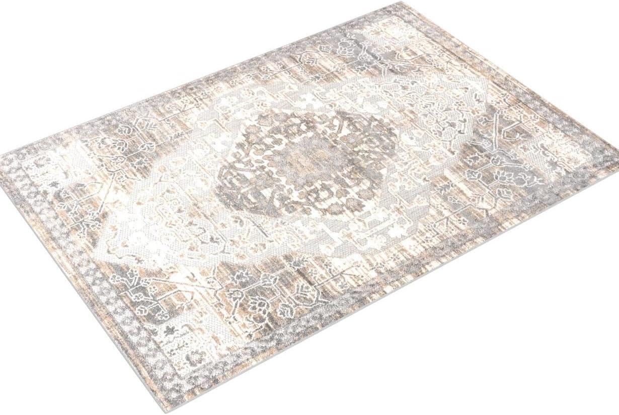 World Rug Gallery Distressed Traditional Indoor/Outdoor Area Rug