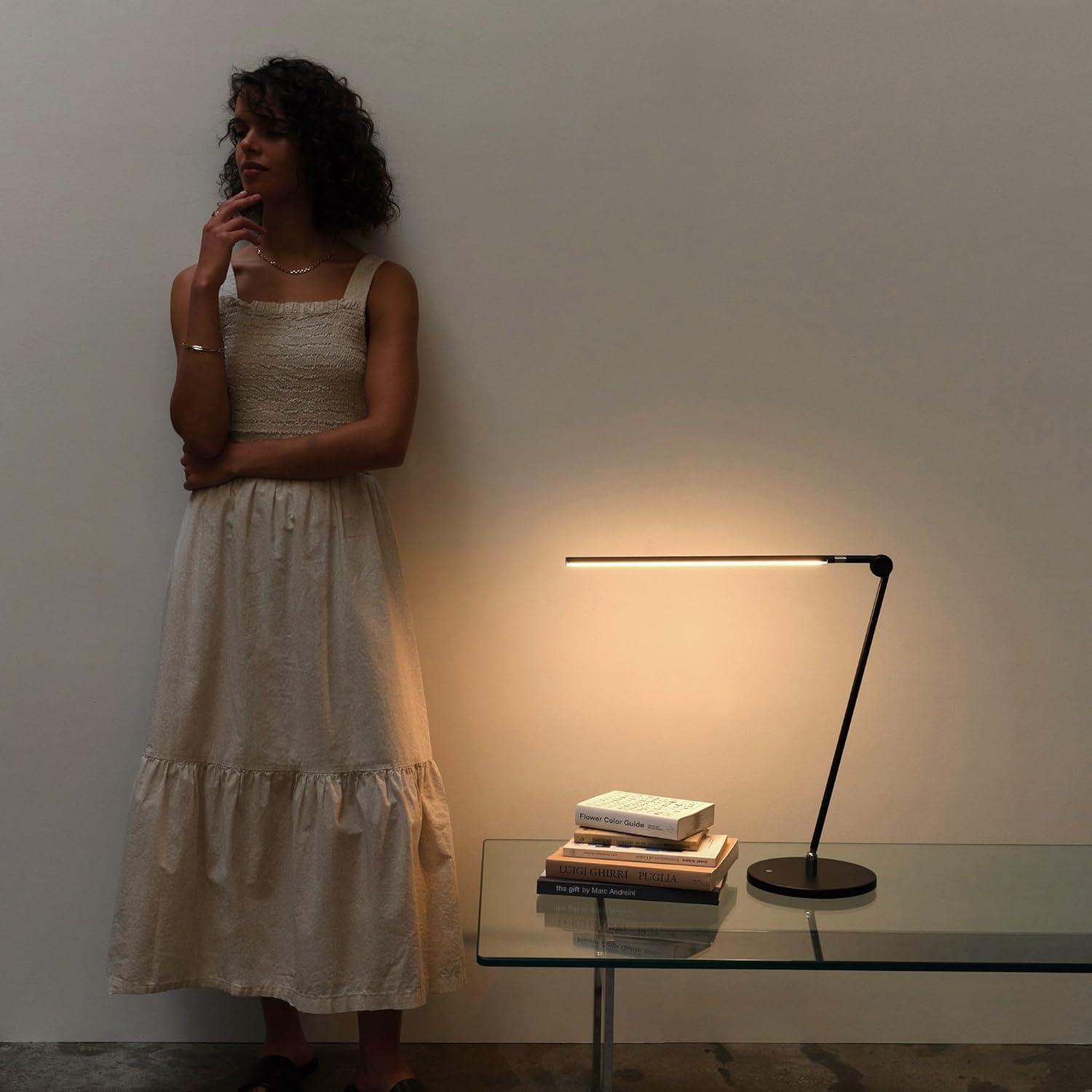 Brightech Libra 39 in. Dimmable LED Industrial Desk Lamp with USB-C Port and Adjustable Lamp Head & Reviews | Wayfair