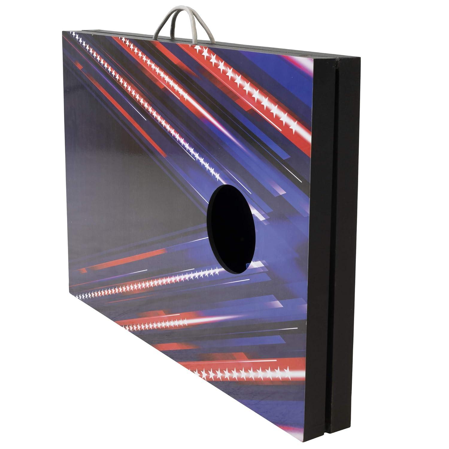Triumph Sports Triumph Led Patriotic Cornhole Set