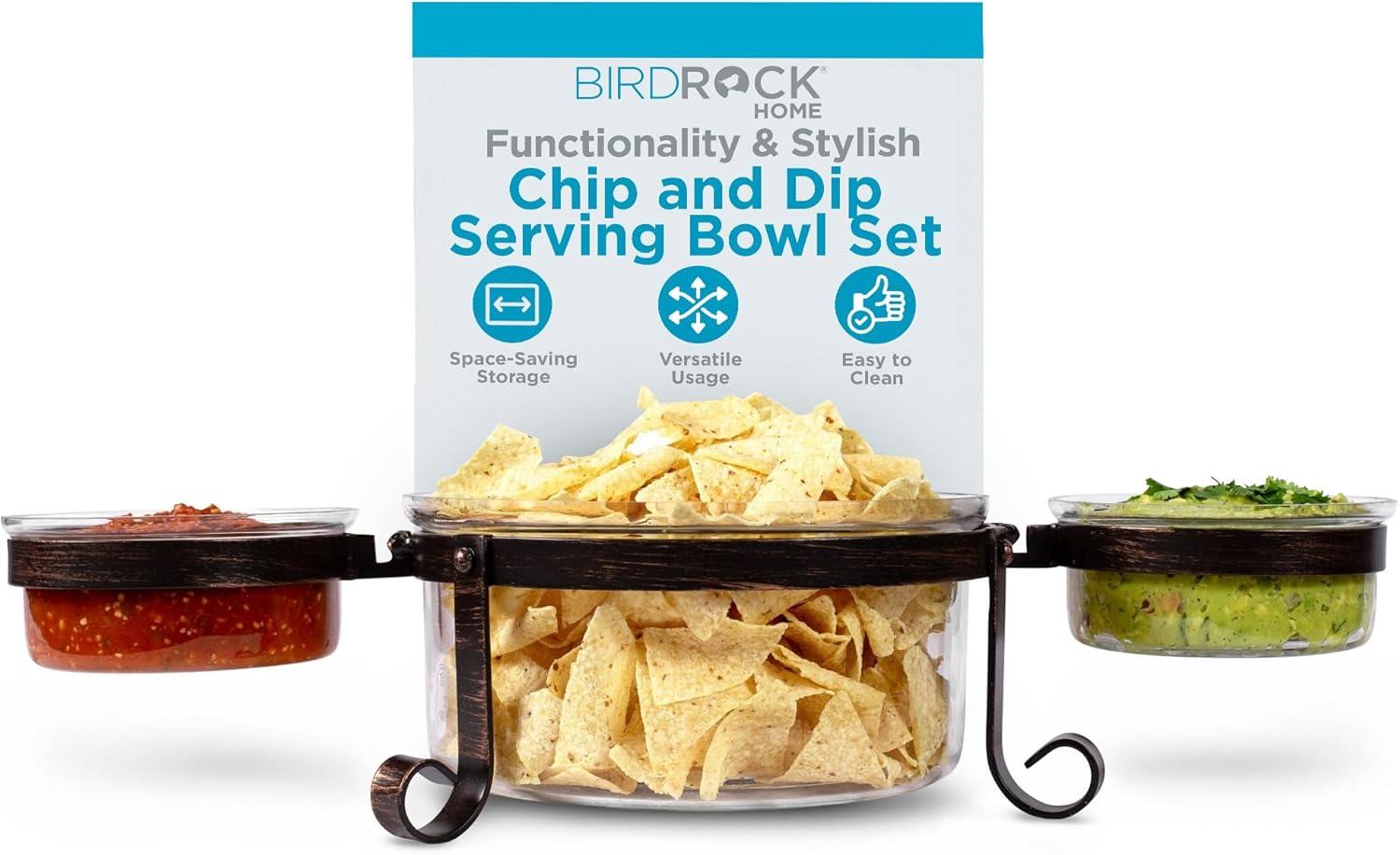BirdRock Home BirdRock Home Glass Serving Bowl