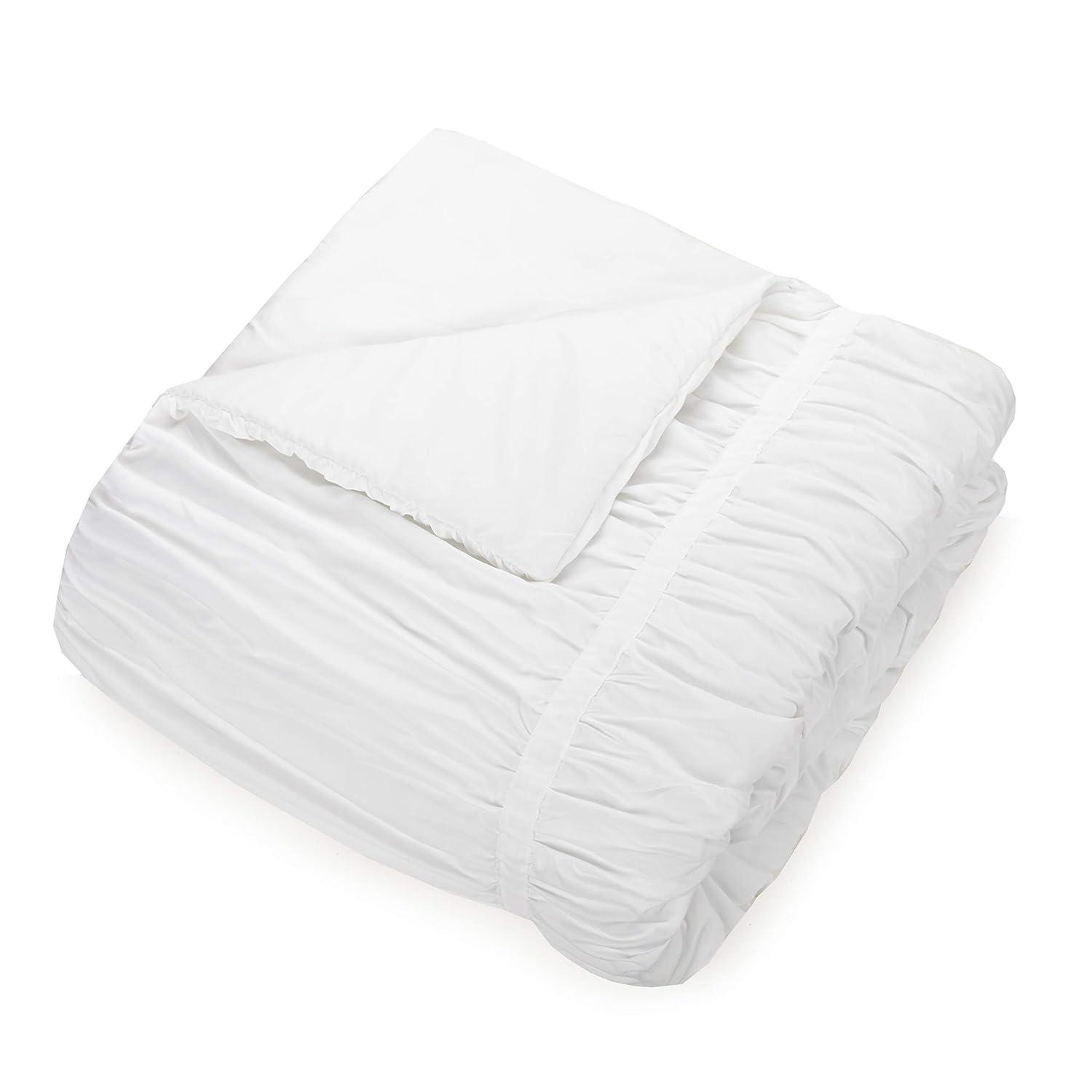 Modern Heirloom Emily Ruched Solid Textured Comforter Set