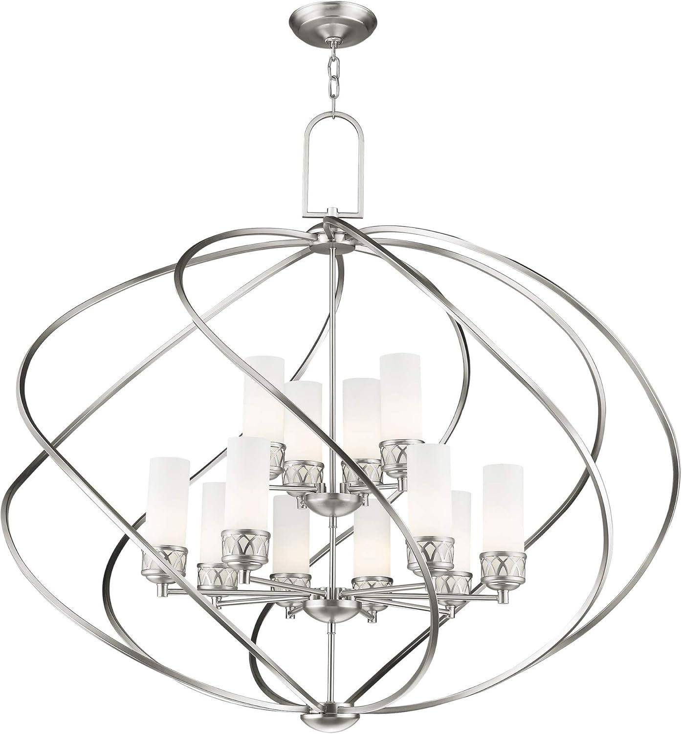 Livex Lighting - Westfield - 12 Light Foyer Chandelier in Contemporary Style -