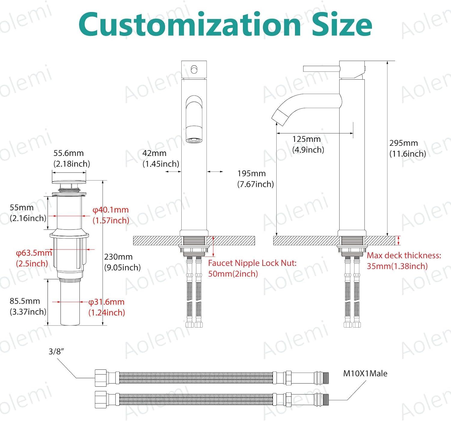 Single-Hole Single-handle Bathroom Faucet