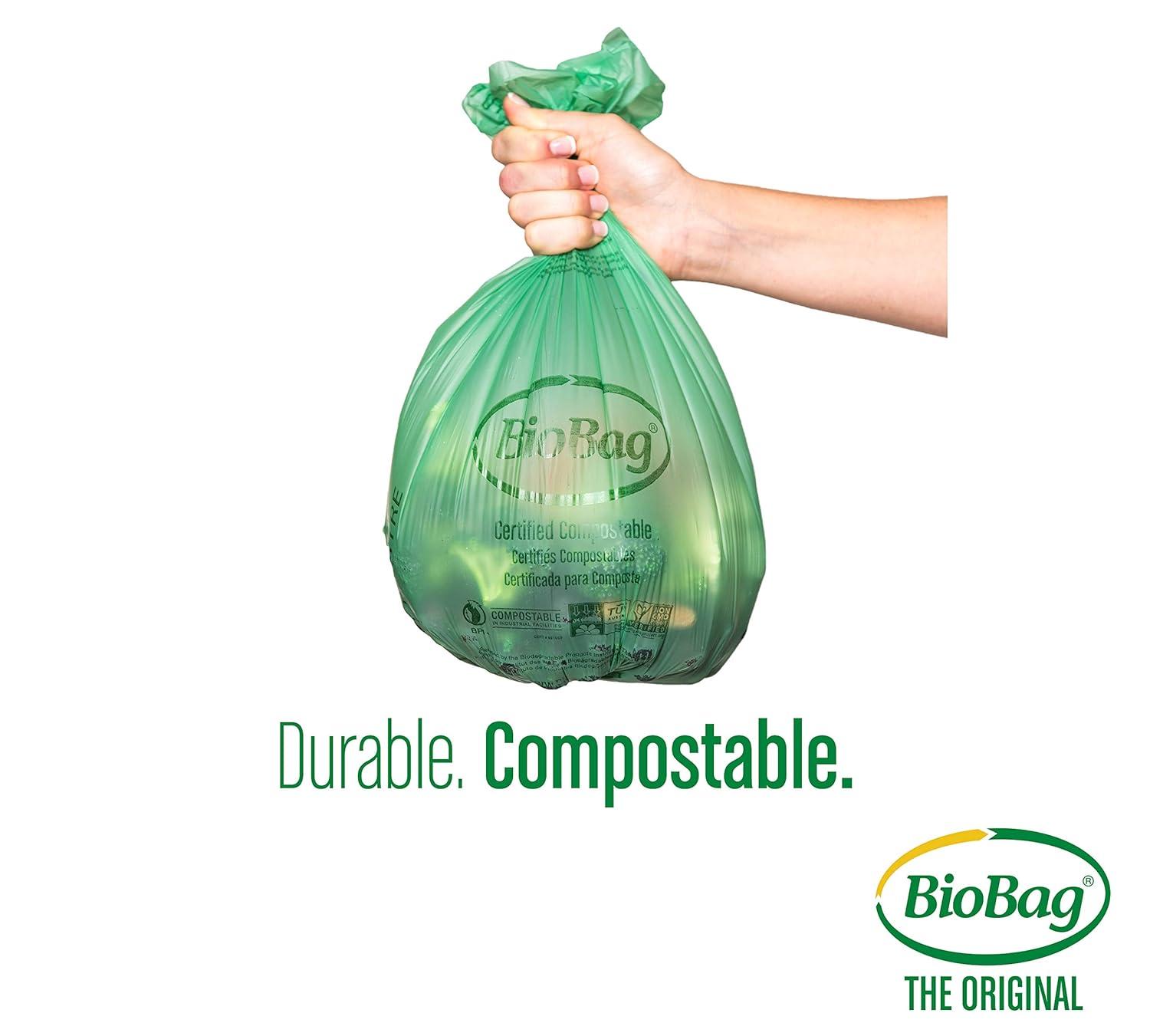 BioBag Compostable Food Trash Bags - Small - 25ct/3gal