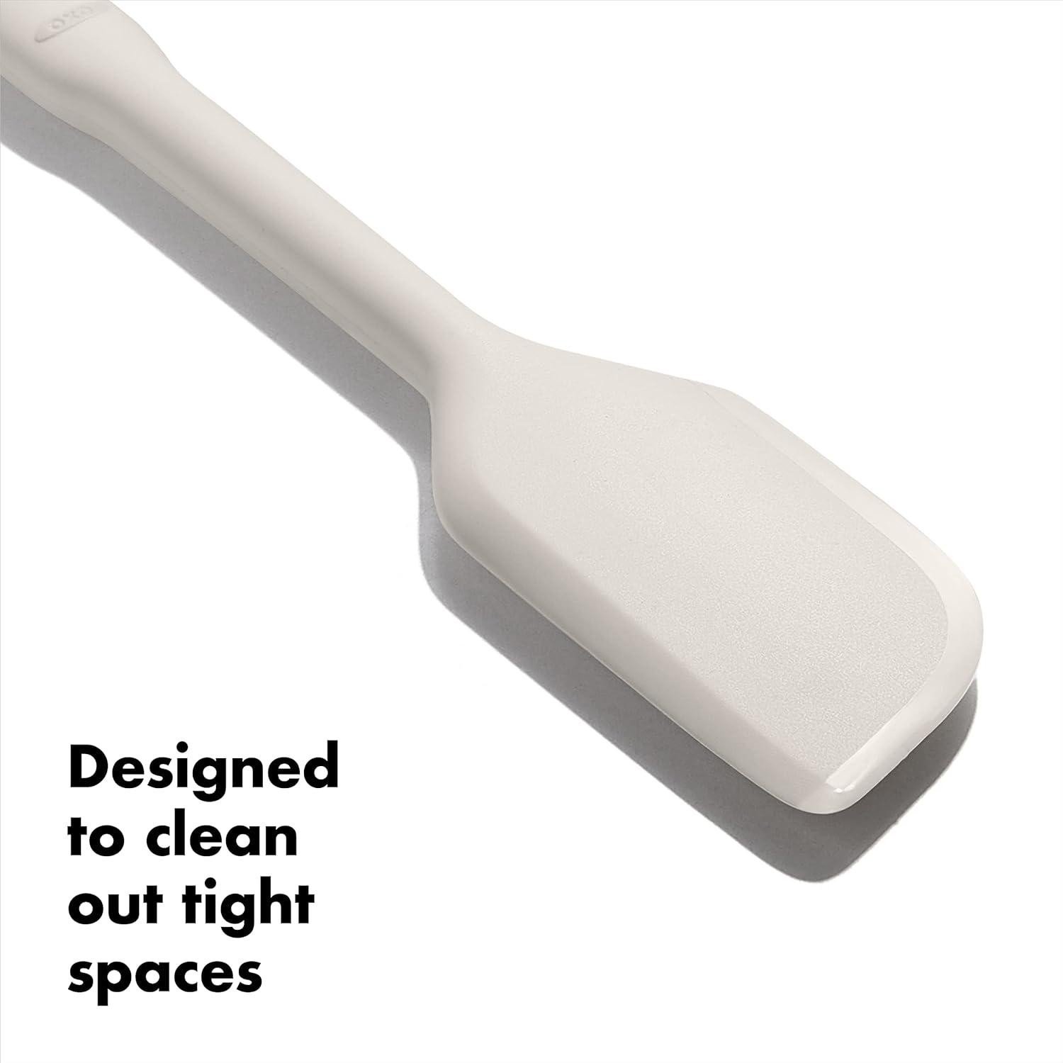 Oat White Silicone Everyday Spatula with Nylon Core