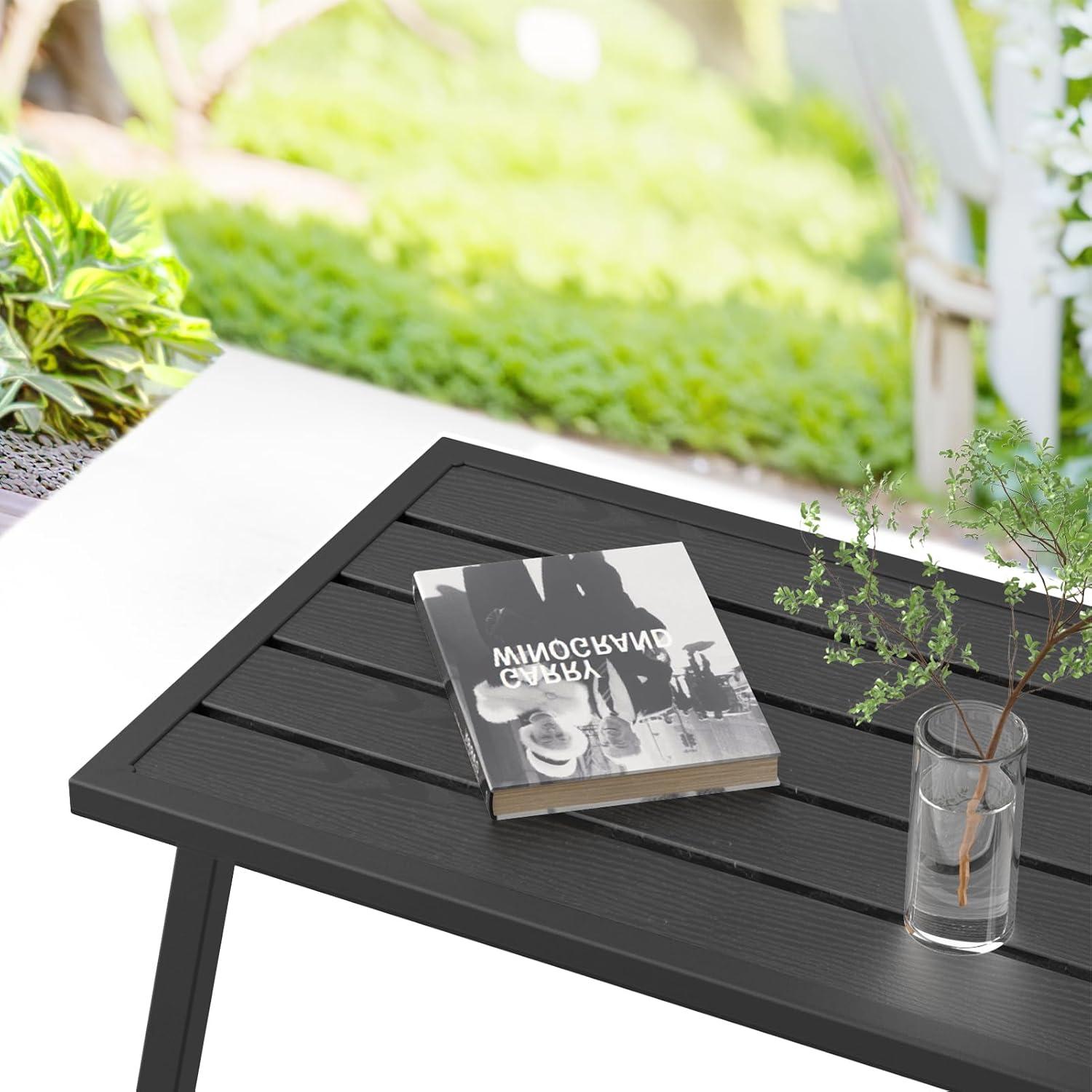 George Oliver Small Metal Outdoor Coffee Side Table