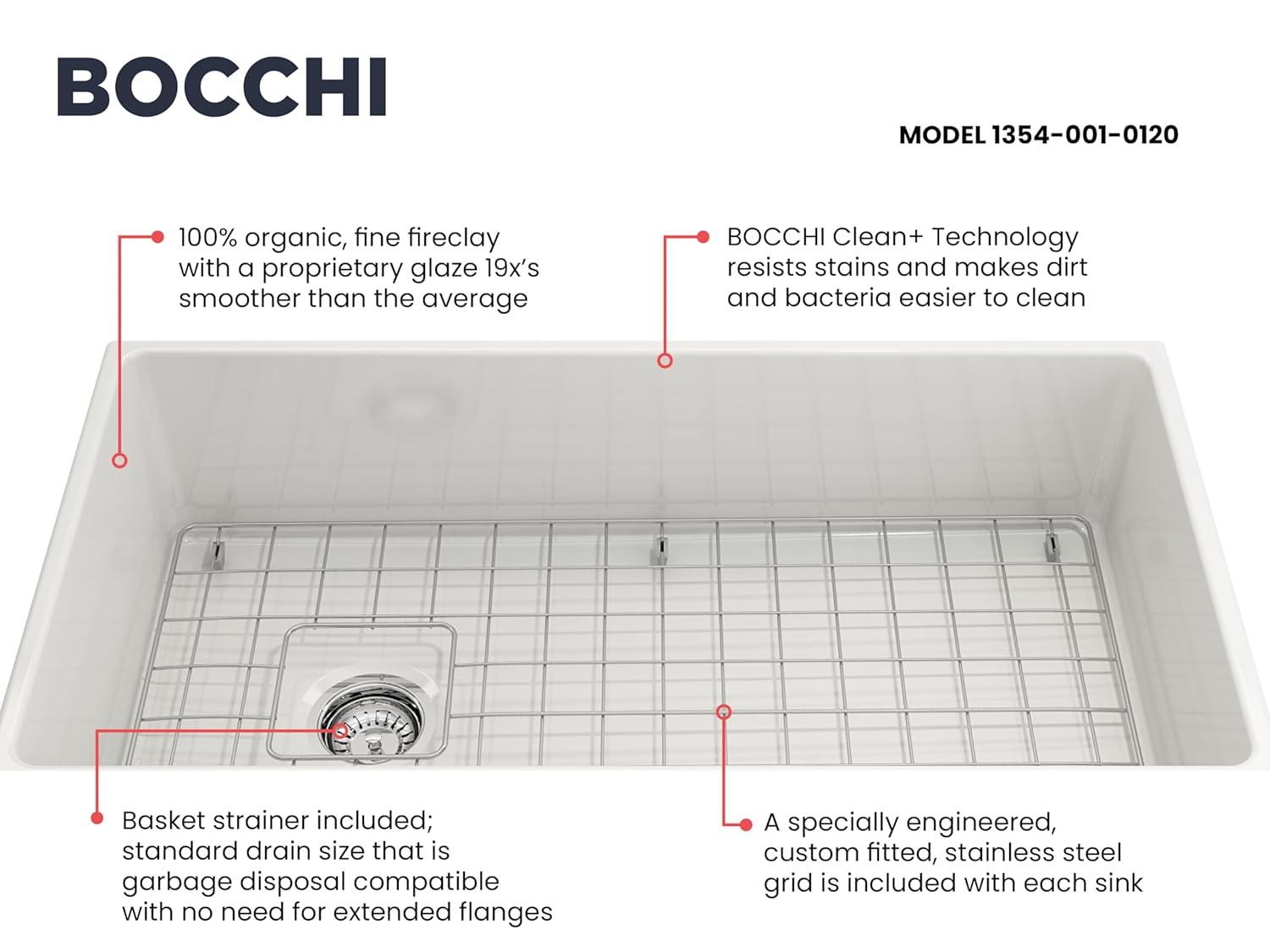 36'' L Farmhouse / Apron Fireclay Kitchen Sink
