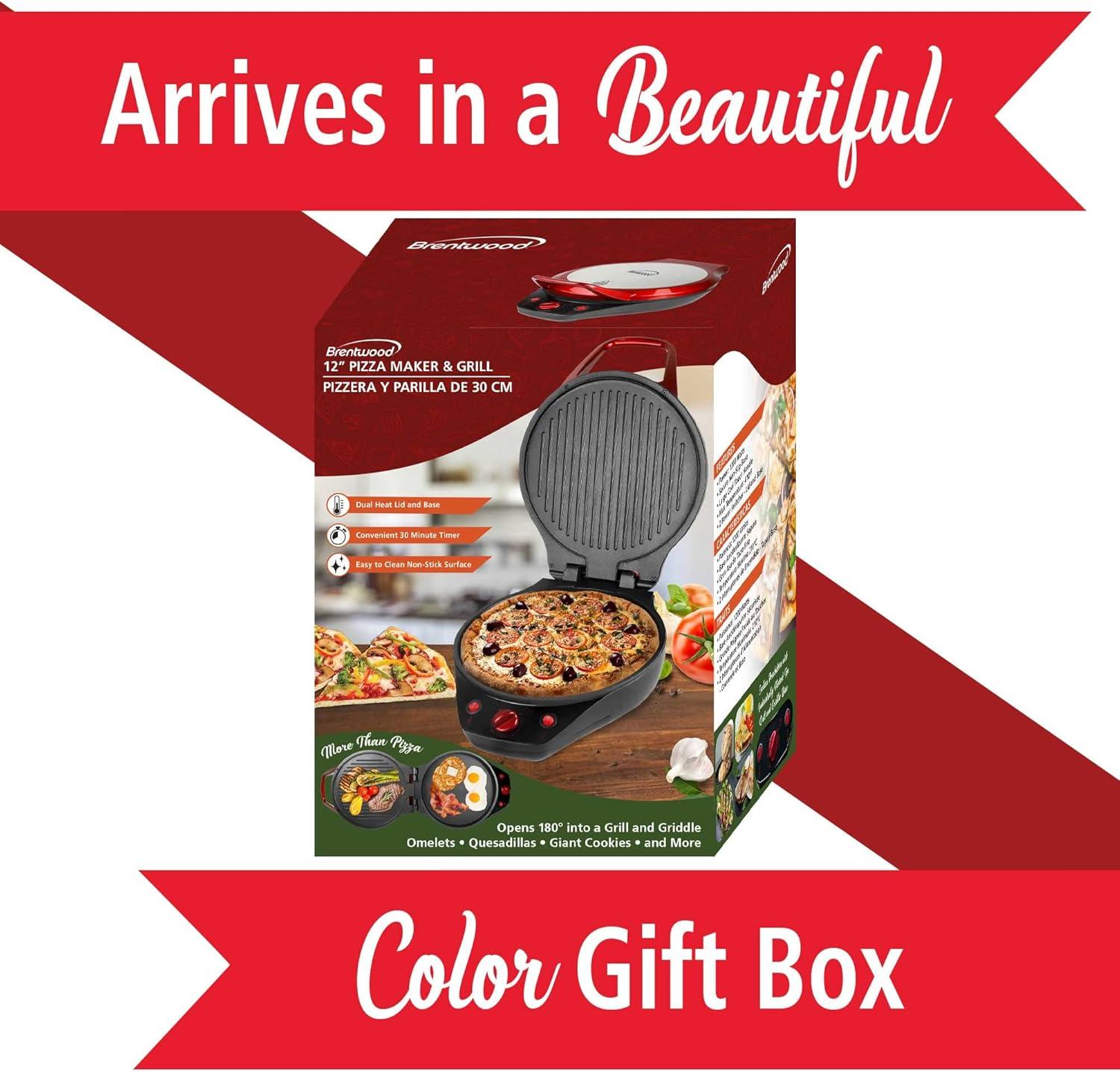 Brentwood Brentwood 12.5'' Non Stick Electric Grill with Lid