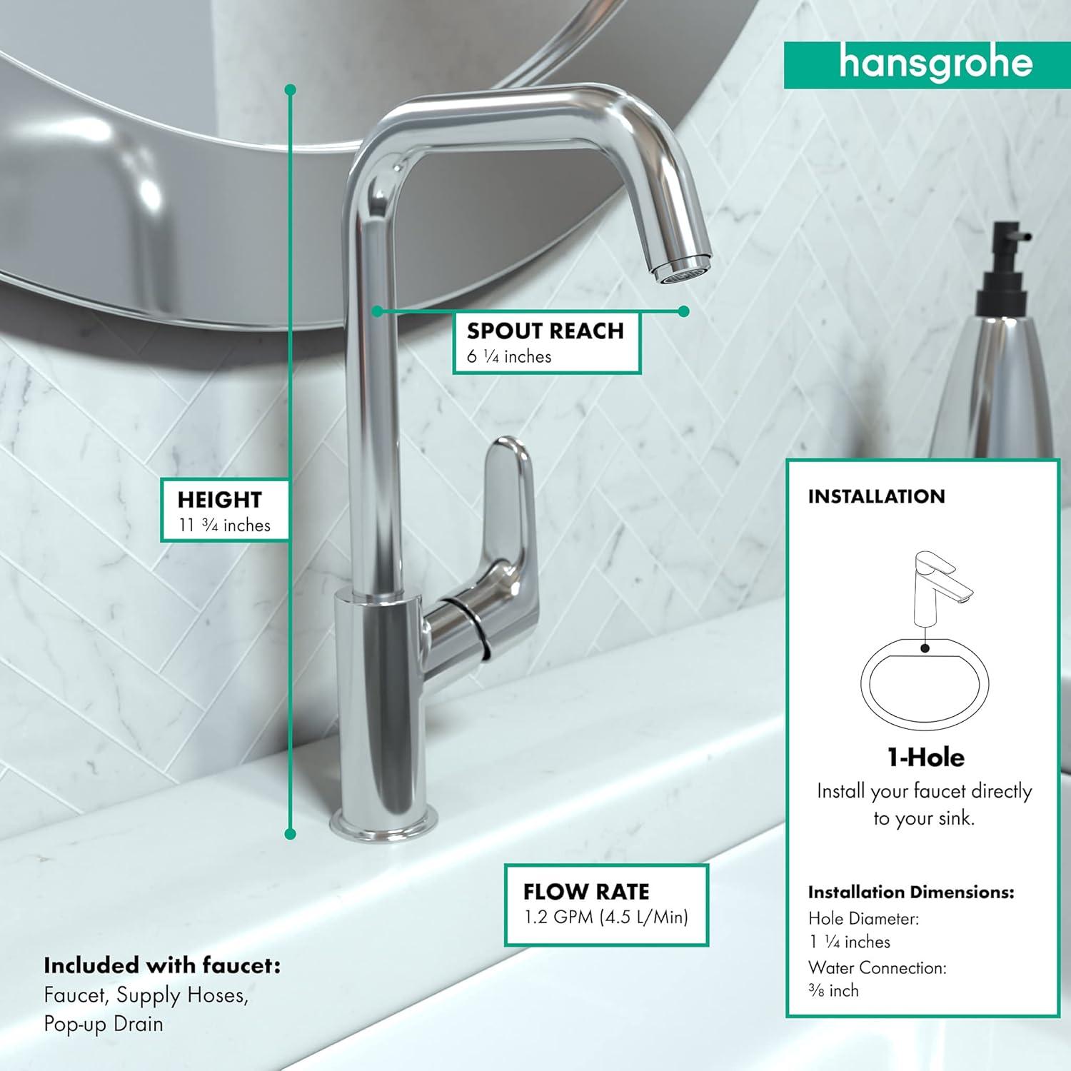 Focus Single Hole Standard Bathroom Faucet