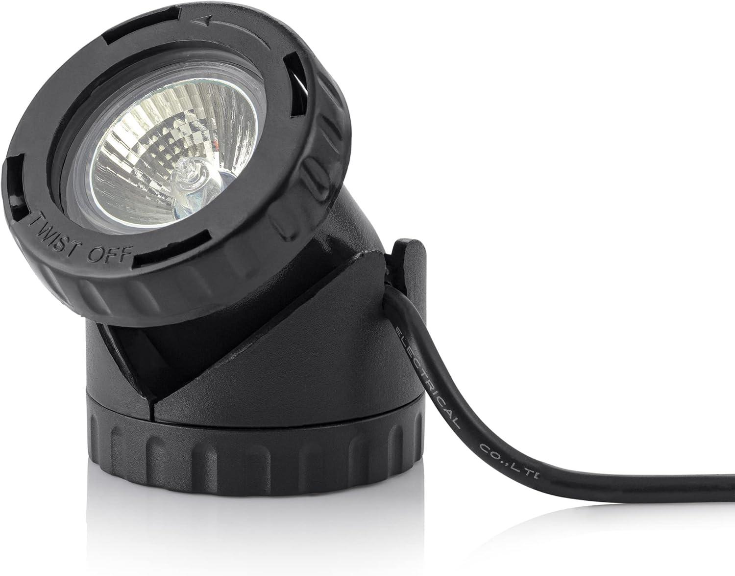 Black Cord Electric Integrated LED Spotlight