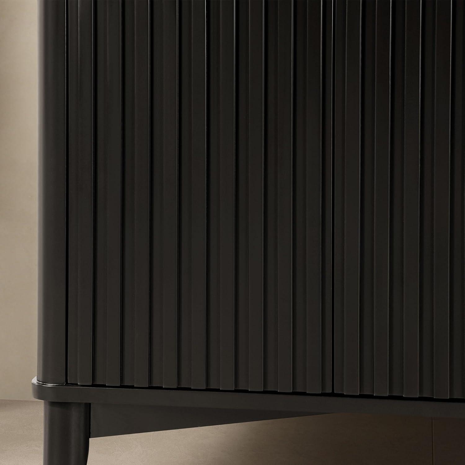 Miseno Mv-Berk36-15Vva Indy 36" Free Standing Single Basin Vanity Set - Onyx Black / White