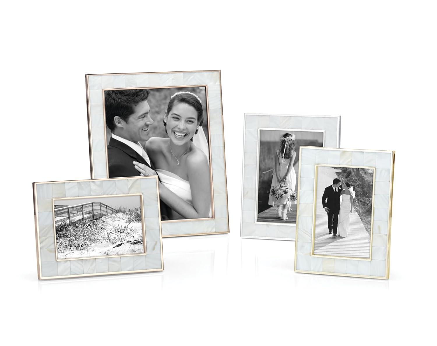 Reed & Barton Plated Giftware Mother of Pearl Single Picture Frame