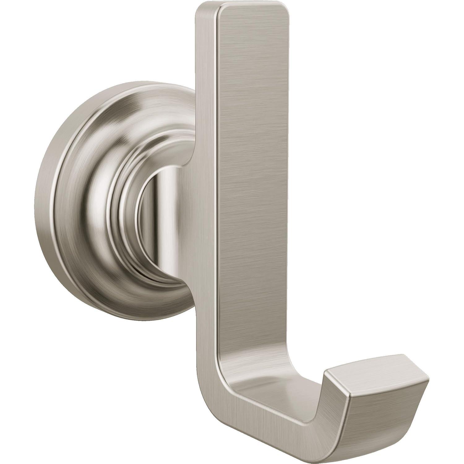 Tetra Double Towel Hook Bath Hardware Accessory in Stainless Steel