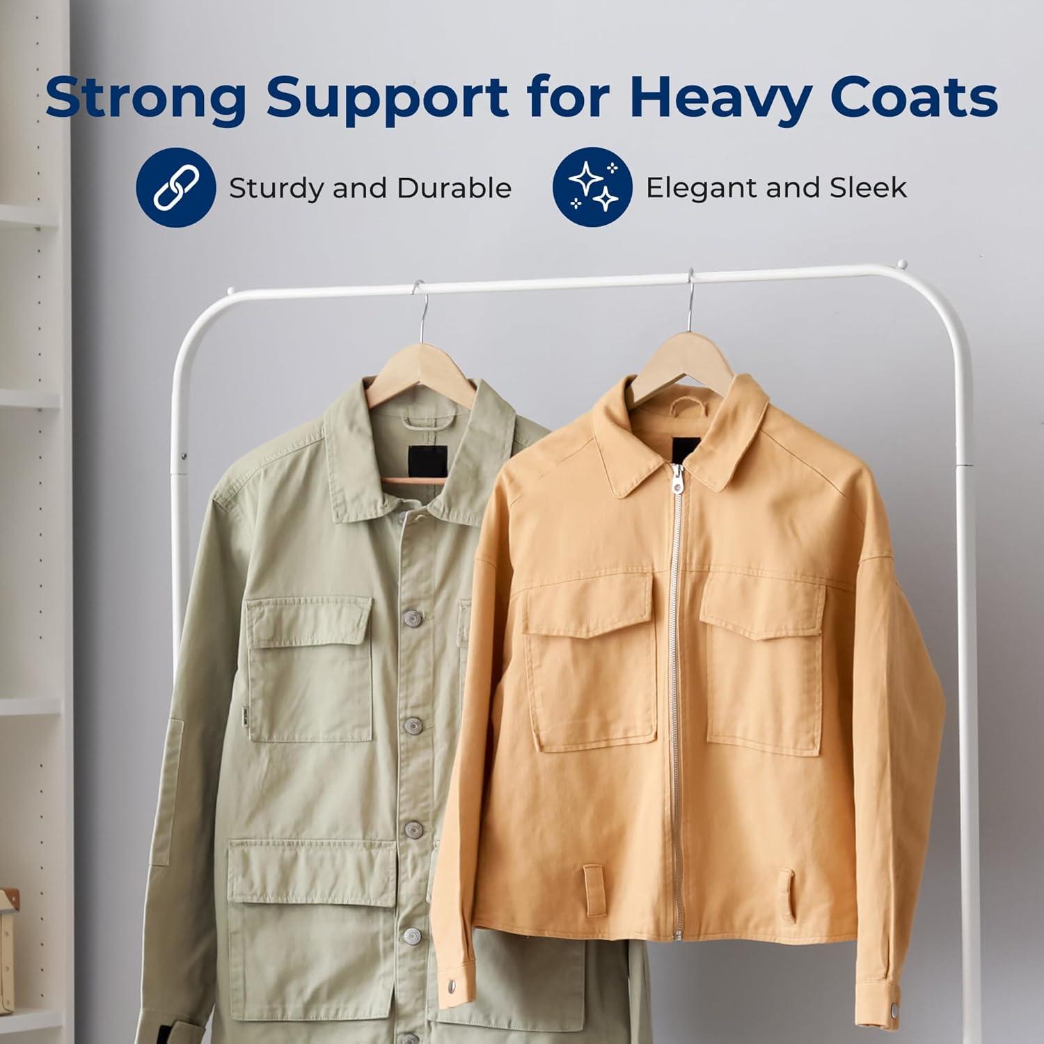 SereneLife Non-Slip Standard Hanger