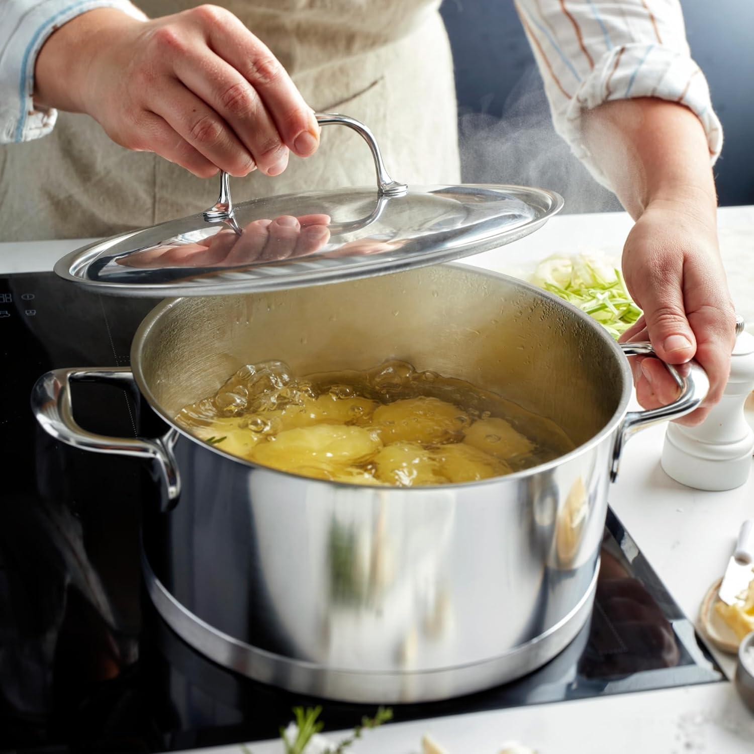 Demeyere Atlantis Non-Stick Stainless Steel Round Dutch Oven