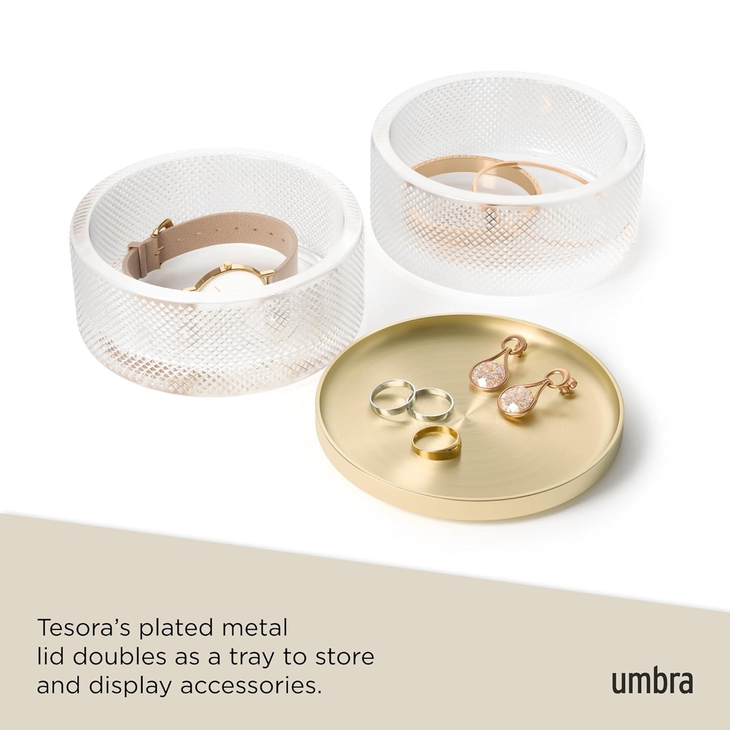 Umbra Tesora Glass Jewelry Storage Box
