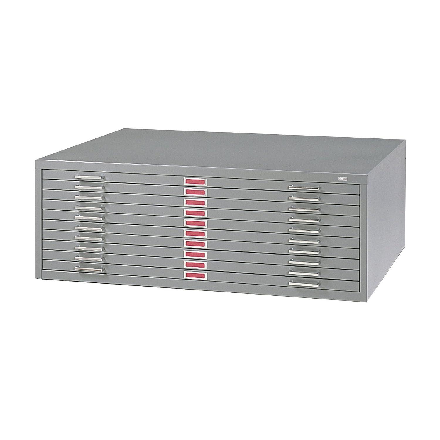 Safco Products Company Ten-Drawer Flat File Filing Cabinet