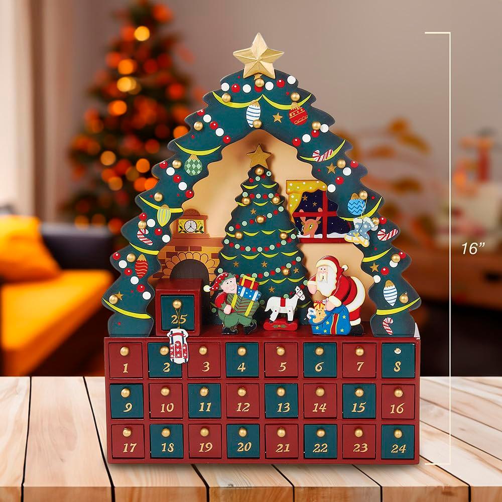 Kurt Adler Advent Christmas Tree Calendar