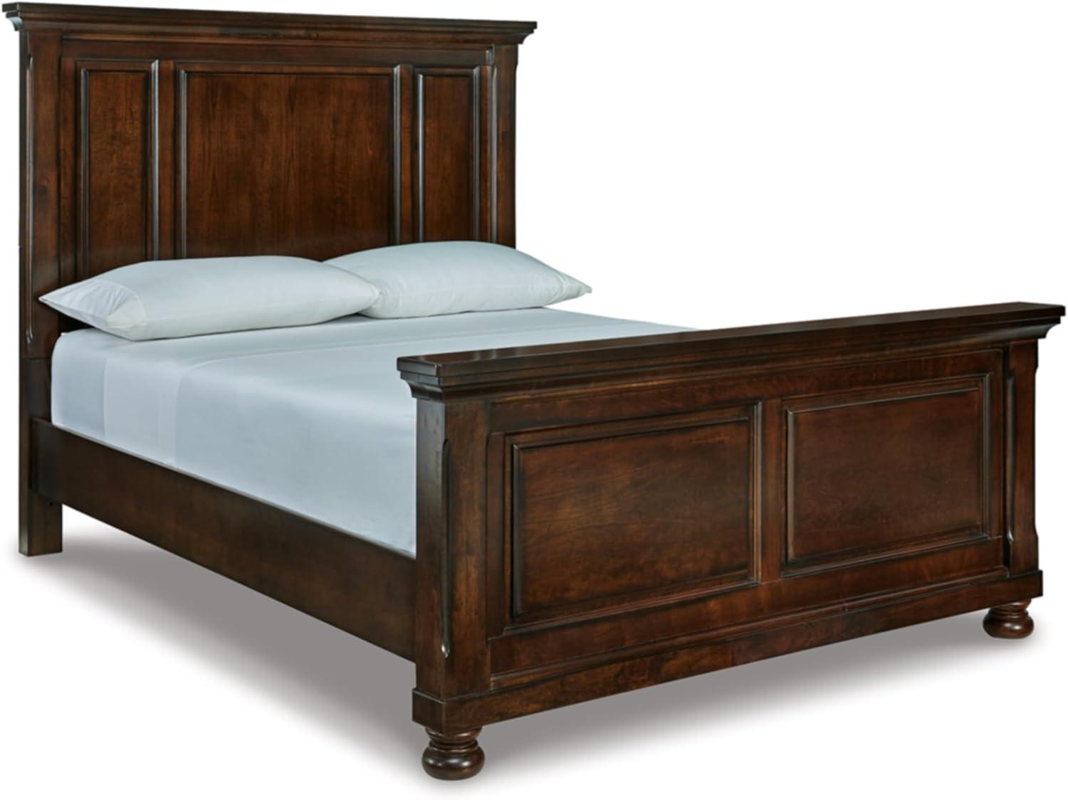 Signature Design by Ashley Flynnter Queen Panel Headboard in Medium Brown